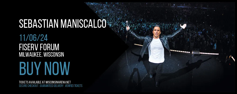 Sebastian Maniscalco at Fiserv Forum